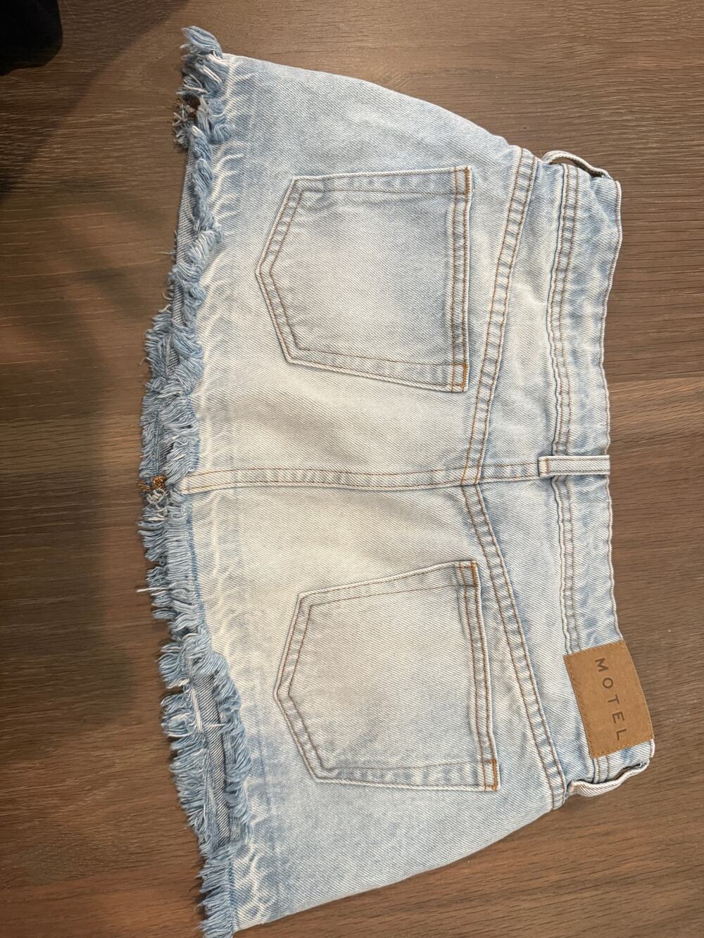Motel Rocks Jean Skirt